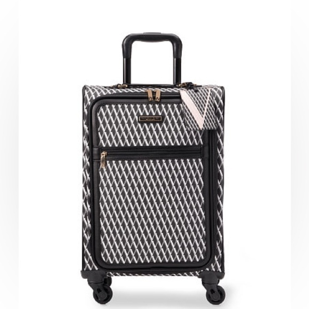 NIB Victorias Secret VS Getaway Carry-On Suitcase V Monogram Luggage Wheelie